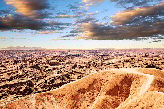 Desert landscape near Swakopmund, Namibia