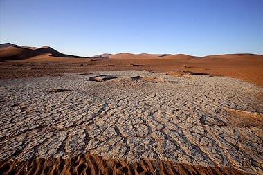 View of Sossusvlei in Namibia.