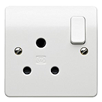 A South African wall socket.